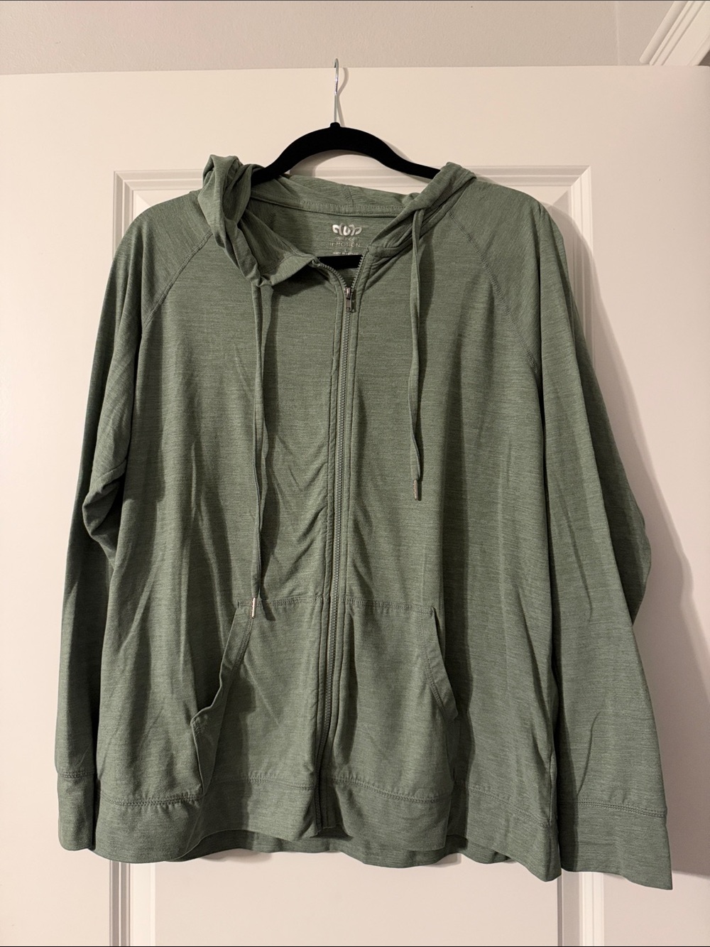 Maurices Sage Green Women's Zip-Up Hoodie Sweater